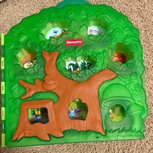 Fisher-Price Green and Brown Treehouse case
